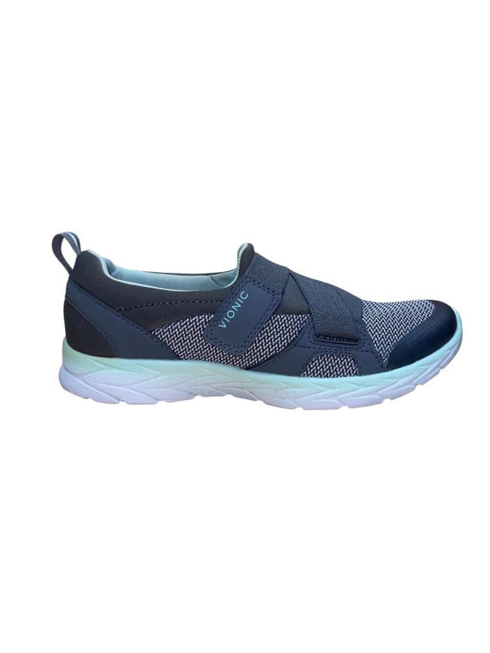 Vionic Women’s Grey & Mint Arch Support Slip-On  Dash Athletic Sneakers Size 7.5